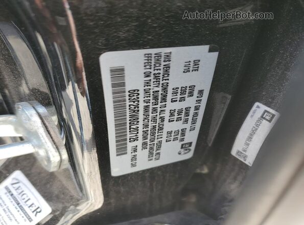 6G3F25RW8GL207126 2016 CHEVROLET SS Black 