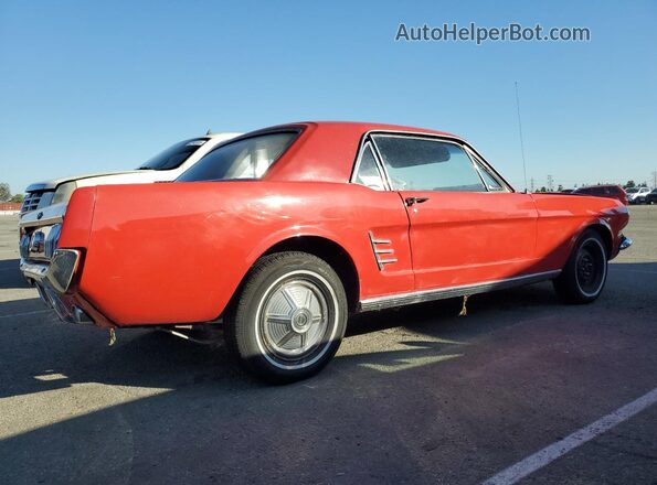6R07T191673 1966 FORD MUSTANG Red Trasero derecho