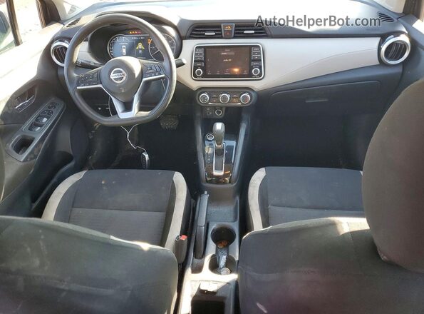 3N1CN8EV8ML861648 2021 NISSAN VERSA Gray Вид панелі приладів