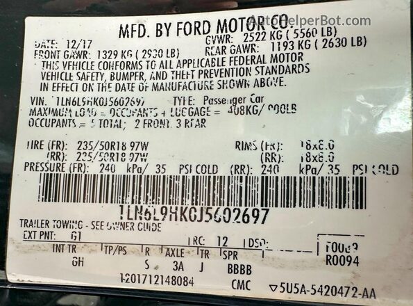 1LN6L9HK0J5602697 2018 LINCOLN CONTINENTA Черный 