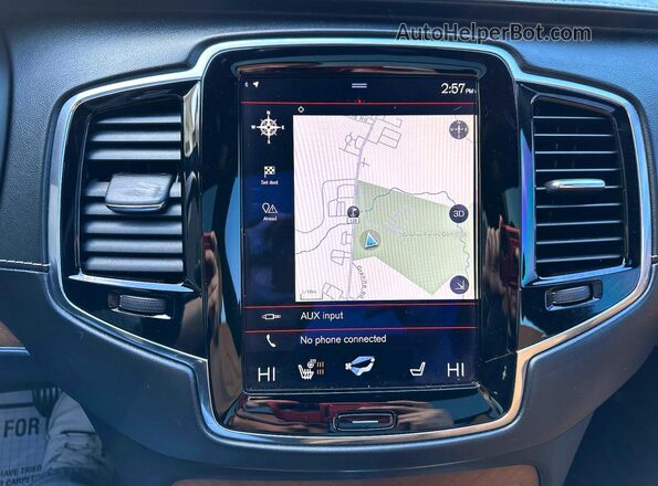 YV4BC0PLXH1180980 2017 VOLVO XC90 Черный Вид задней части салона