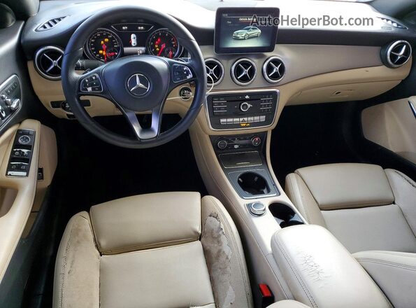 WDDSJ4EB0HN406887 2017 MERCEDES-BENZ CLA-CLASS Белый Вид щитка приборов