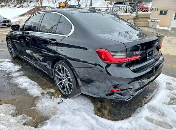 3MW5R7J59K8B01610 2019 BMW 3 SERIES Black უკანა მარჯვენა