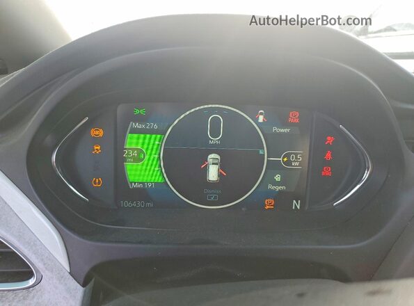 1G1FY6S02L4115773 2020 CHEVROLET BOLT Blue Instrument cluster view