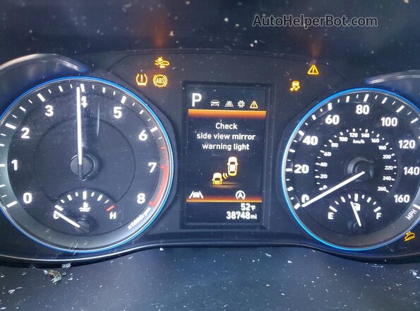 KM8K62AB0PU032075 2023 HYUNDAI KONA Gray Widok zestawu wskaźników