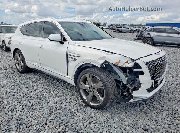 KMUHCESC3MU056881 2021 GENESIS GV80 White წინა ხედი