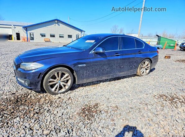WBA5B3C59GG257715 2016 BMW 5 SERIES Black Tył lewy