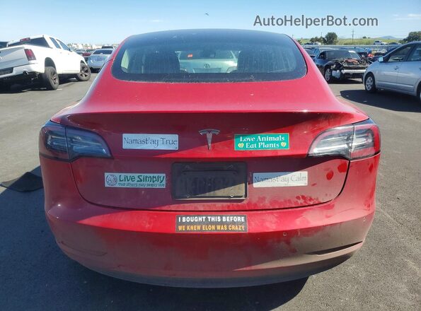 5YJ3E1EA9KF299076 2019 TESLA MODEL 3 Красный 