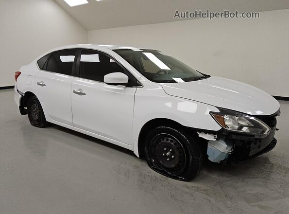 3N1AB7AP6KY419100 2019 NISSAN SENTRA White 