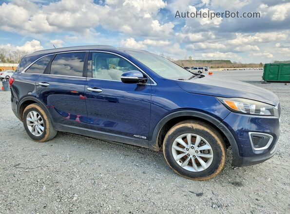 5XYPGDA53JG413697 2018 KIA SORENTO Blue Widok z przodu