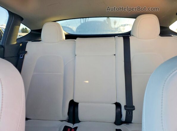 5YJYGAEE8MF235407 2021 TESLA MODEL Y White Vista interior trasera