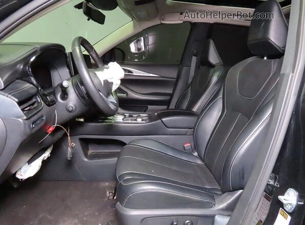 5N1DL1FR7PC368443 2023 INFINITI QX60 Black უკანა სავარძლების ხედი