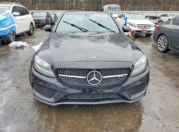 55SWF6EBXJU255195 2018 MERCEDES-BENZ C Black Vista trasera