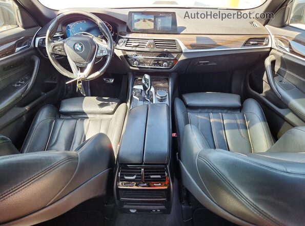WBAJR3C01LWW59713 2020 BMW 5 SERIES Black Առջևի վահանակի տեսք
