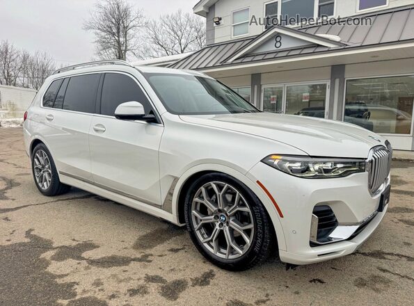 5UXCW2C00M9H53341 2021 BMW X7 Белый Задняя левая четверть