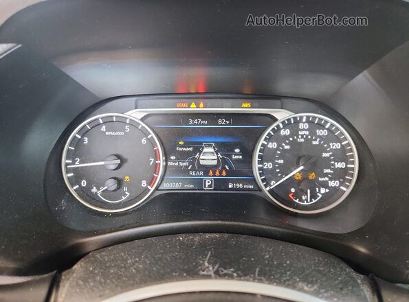 3N1AB8DV6MY226867 2021 NISSAN SENTRA White Սարքավորումների վահանակի տեսք