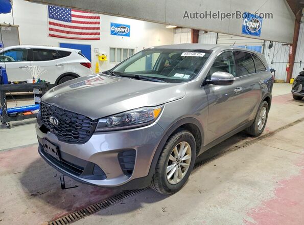 5XYPG4A56KG446582 2019 KIA SORENTO Silver 