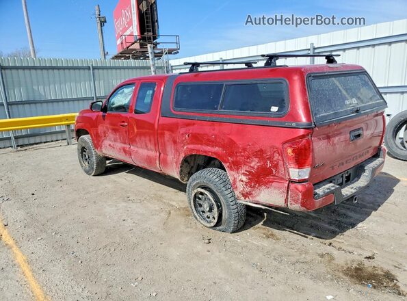 5TFSX5EN7GX045525 2016 TOYOTA TACOMA Red Rear left