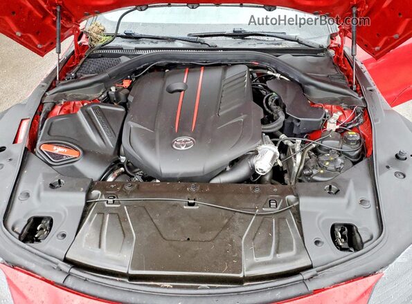 WZ1DB4C09LW021950 2020 TOYOTA SUPRA Red Vista interior trasera