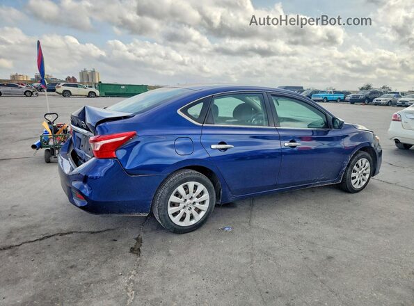 3N1AB7AP9KY326944 2019 NISSAN SENTRA Синий 