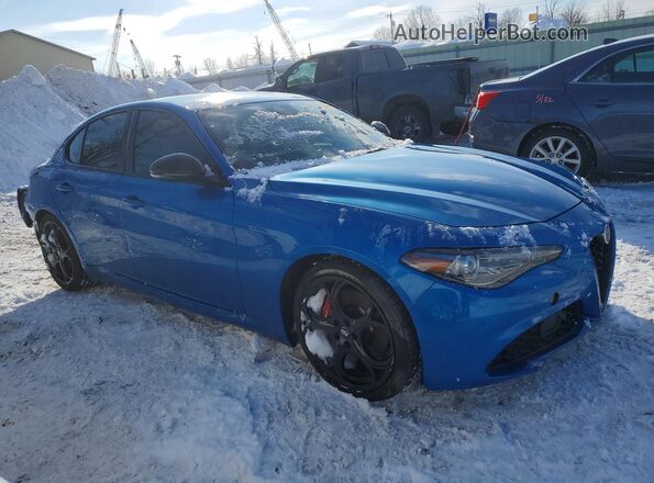 ZARFAMAN0L7626996 2020 ALFA ROMEO GIULIA Синий Вид спереди