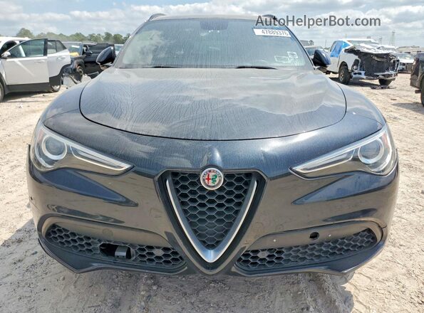 ZASFAKNN1J7B72951 2018 ALFA ROMEO STELVIO Black Widok z tyłu