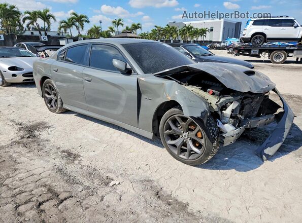 2C3CDXCT0KH619328 2019 DODGE CHARGER Gray 