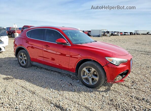 ZASFAKAN1J7B98357 2018 ALFA ROMEO STELVIO Red Front view