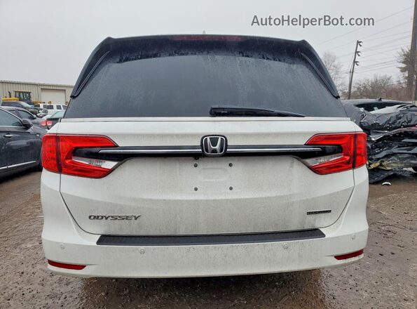 5FNRL6H81NB049132 2022 HONDA ODYSSEY White Widok wnętrza z przodu