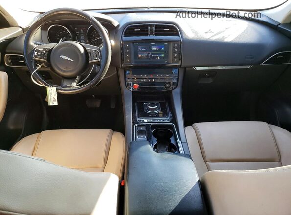 SADCJ2GX4JA236160 2018 JAGUAR F-PACE Blue ხელსაწყოთა პანელის ხედი