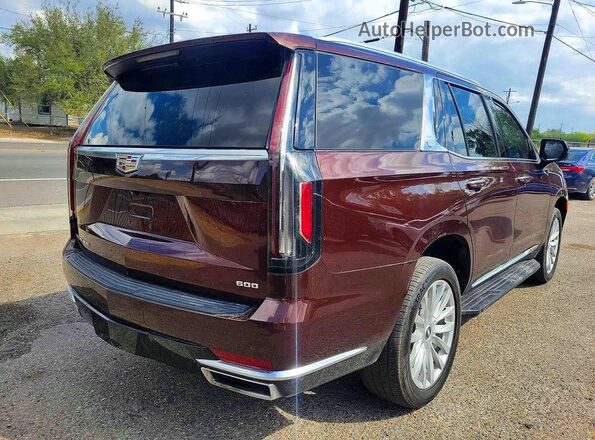 1GYS3AKLXPR190547 2023 CADILLAC ESCALADE Burgundy Widok z przodu