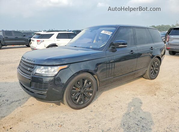 SALGS2PF3GA305634 2016 LAND ROVER RANGE ROVER Black უკანა მარცხენა