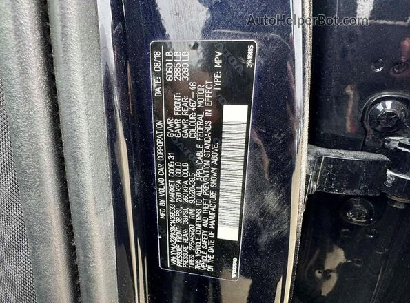 YV4A22PK9K1439533 2019 VOLVO XC90 Black 