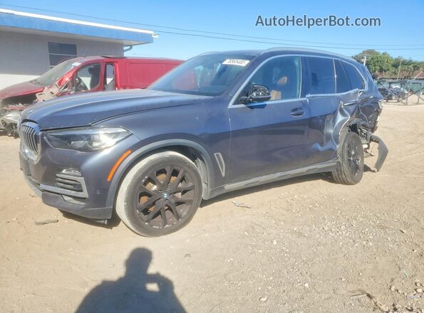 5UXCR6C08M9F08835 2021 BMW X5 Blue 