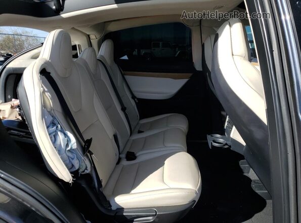 5YJXCAE21KF162987 2019 TESLA MODEL X Gray 