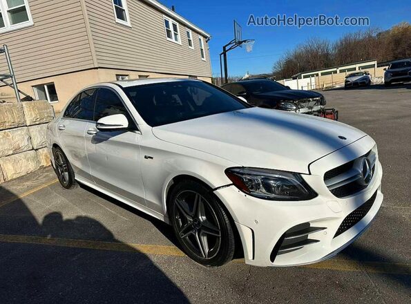 WDDWF6EB9LR563656 2020 MERCEDES-BENZ C White Vista frontal