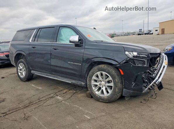1GNSKFKDXRR298949 2024 CHEVROLET SUBURBAN Черный Передняя правая четверть