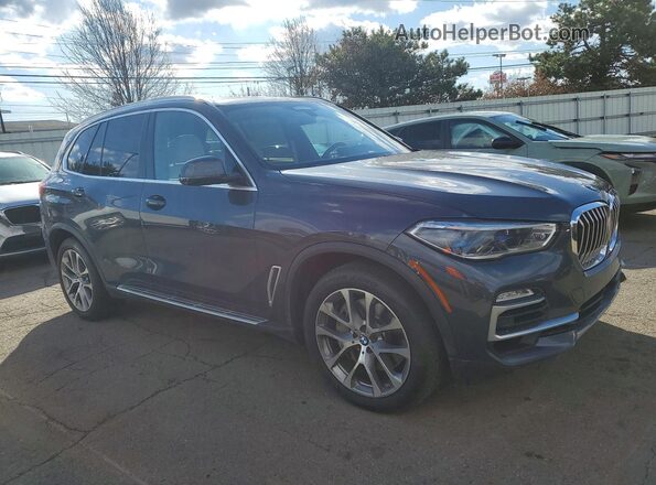 5UXJU2C59KLN65553 2019 BMW X5 Gray Вид спереду