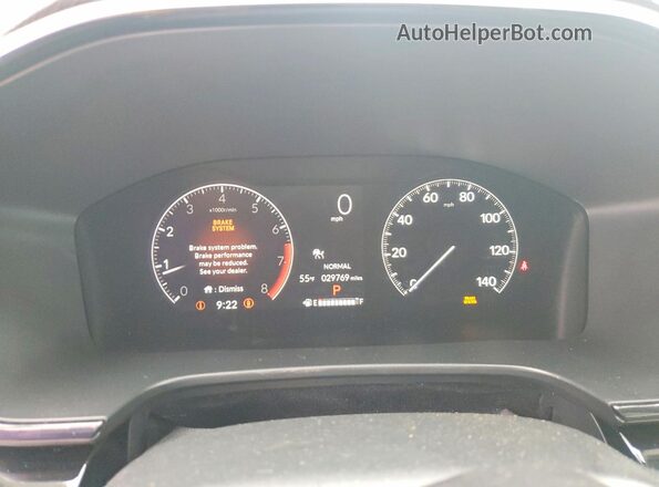 7FARS3H71PE000948 2023 HONDA CR-V Black Instrument cluster view