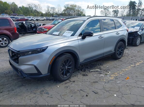 7FARS5H54PE013462 2023 HONDA CR-V Silver Առջևի ձախ երեք քառորդ տեսարան