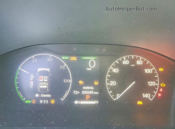 7FARS5H58TE001812 2026 HONDA CR-V Gray Вид щитка приладів