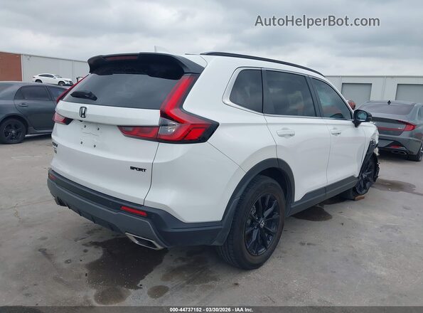7FARS5H84SE016865 2025 HONDA CR-V HYBRID White Задня права чверть