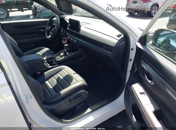 7FARS5H88SE017341 2025 HONDA CR-V HYBRID White წინა სალონის ხედი