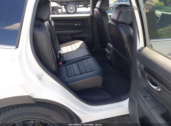 7FARS5H88SE017341 2025 HONDA CR-V HYBRID White VIN კოდის სტიკერის ხედი