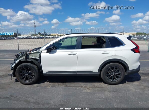 7FARS5H88SE017341 2025 HONDA CR-V HYBRID White სალონის 360-გრადუსიანი ხედი