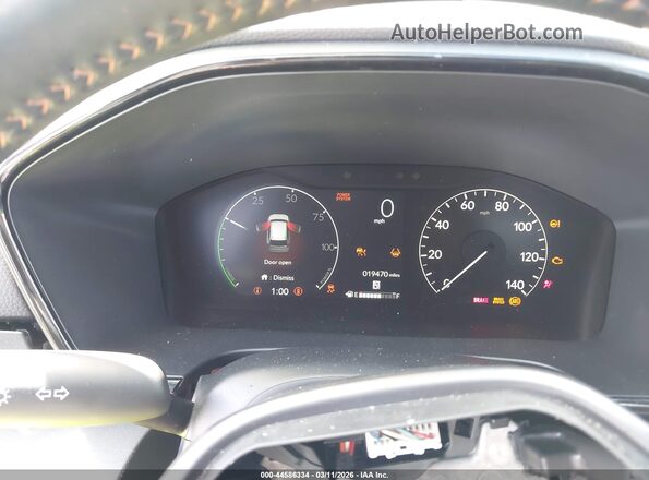 7FARS5H88SE017341 2025 HONDA CR-V HYBRID White უკანა სავარძლების ხედი