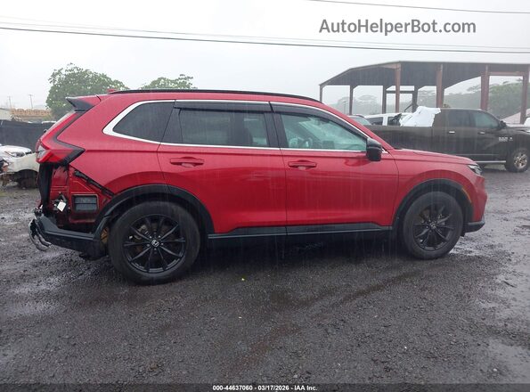 7FARS5H89RE036832 2024 HONDA CR-V Red Вид задньої частини салону