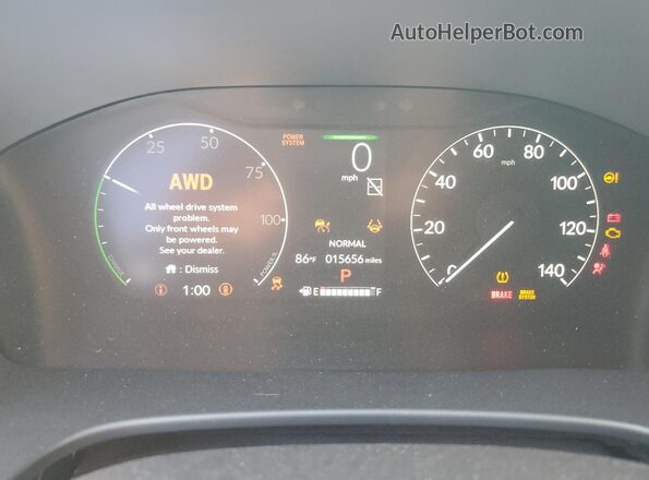 7FARS6H82RE018209 2024 HONDA CR-V Белый Вид щитка приборов