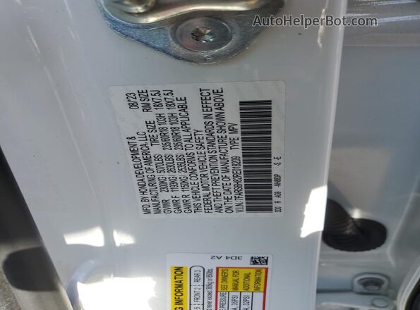 7FARS6H82RE018209 2024 HONDA CR-V Белый Вид наклейки с VIN-кодом