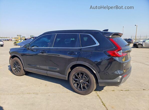 7FARS6H89SE013255 2025 HONDA CR-V Black უკანა მარცხენა